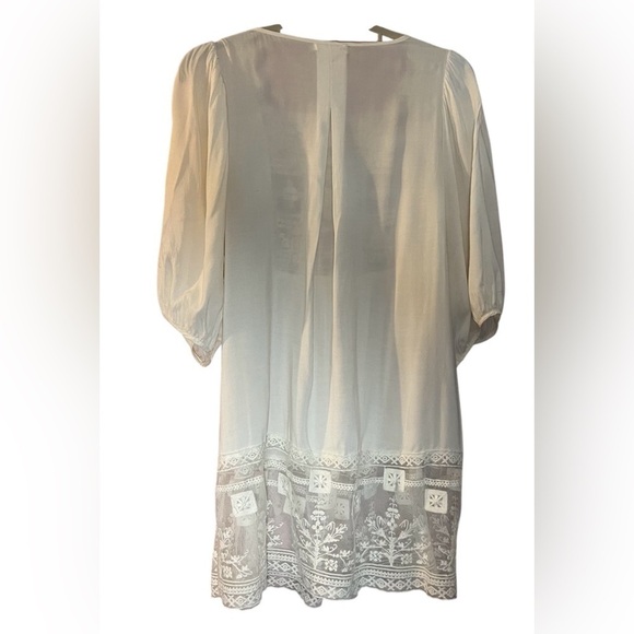 Hazel cream embroidered fairy large romantic, victorian feminine bohemian - Picture 2 of 10